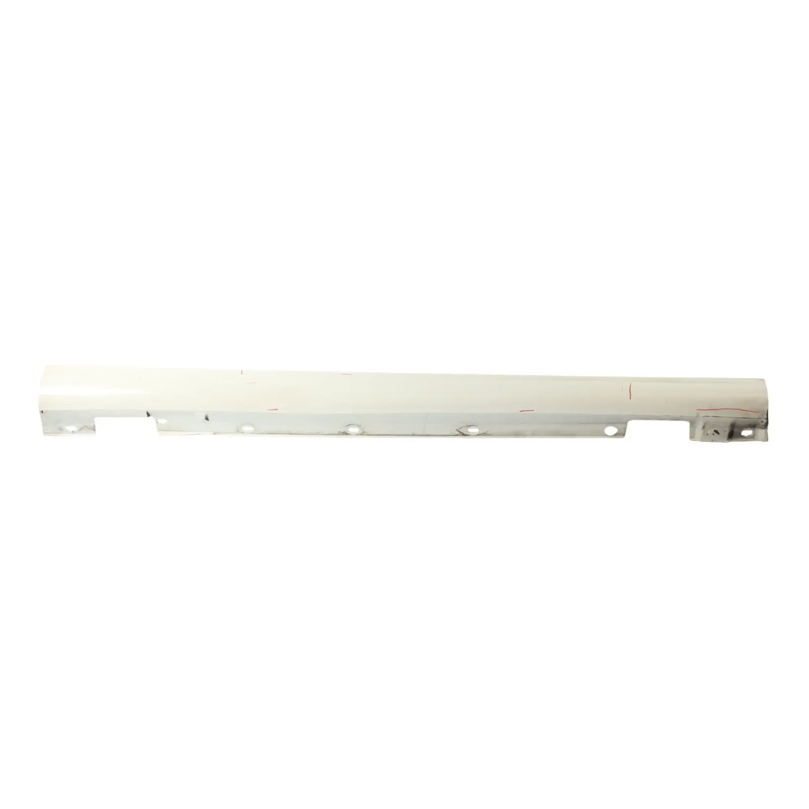 Side Skirt Mercedes C204 AMG Door Sill Cover Right O/S Calcite White - 650