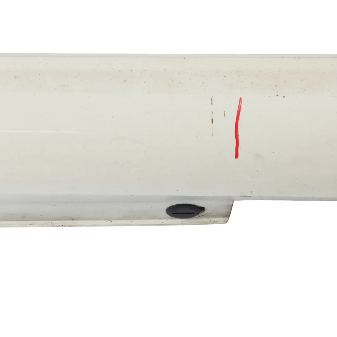  Side Skirt Mercedes C204 AMG Door Sill Cover Right O/S Calcite White - 650 - SKU A2046982654-CW - Part number A2046982654