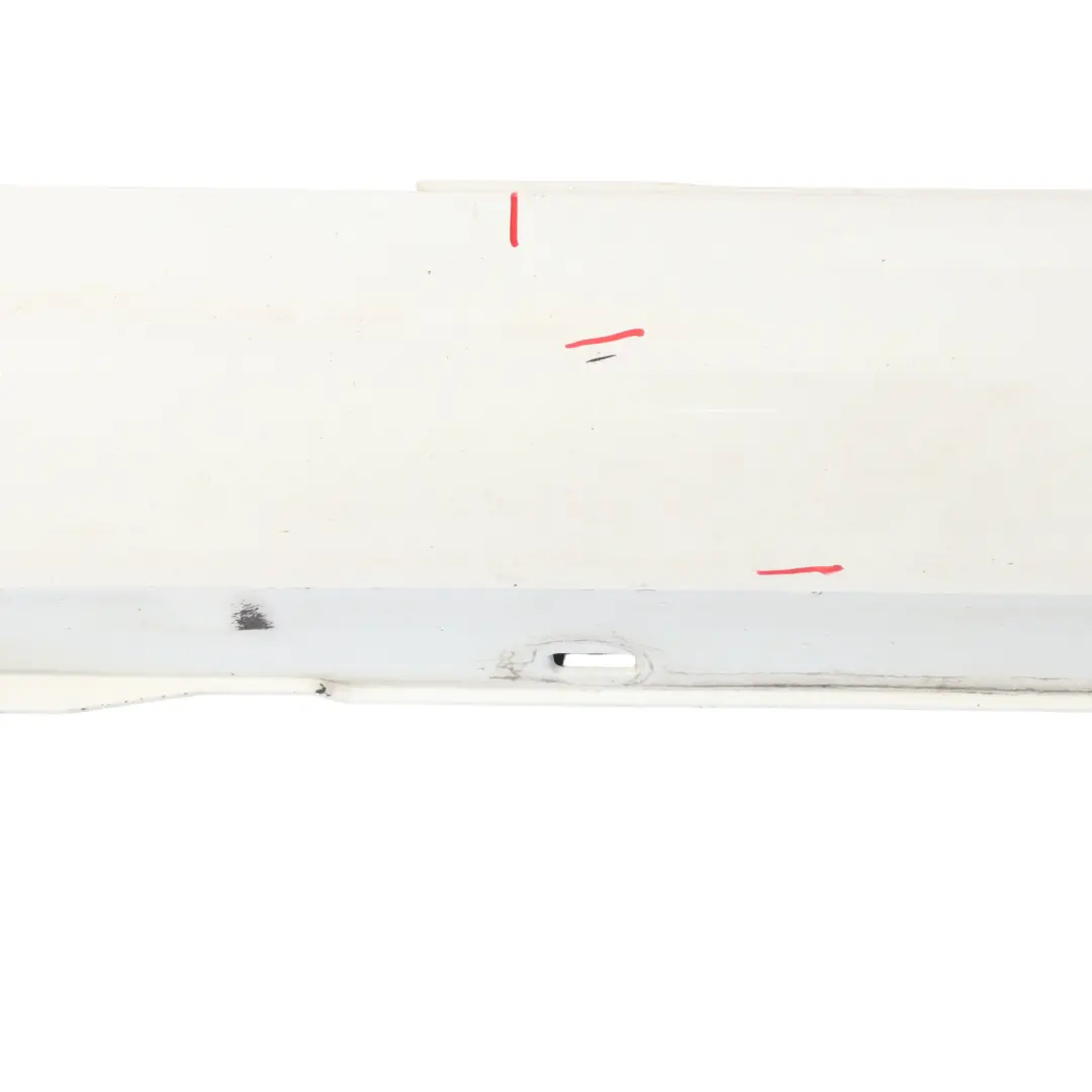  Side Skirt Mercedes C204 AMG Door Sill Cover Right O/S Calcite White - 650 - SKU A2046982654-CW - Part number A2046982654