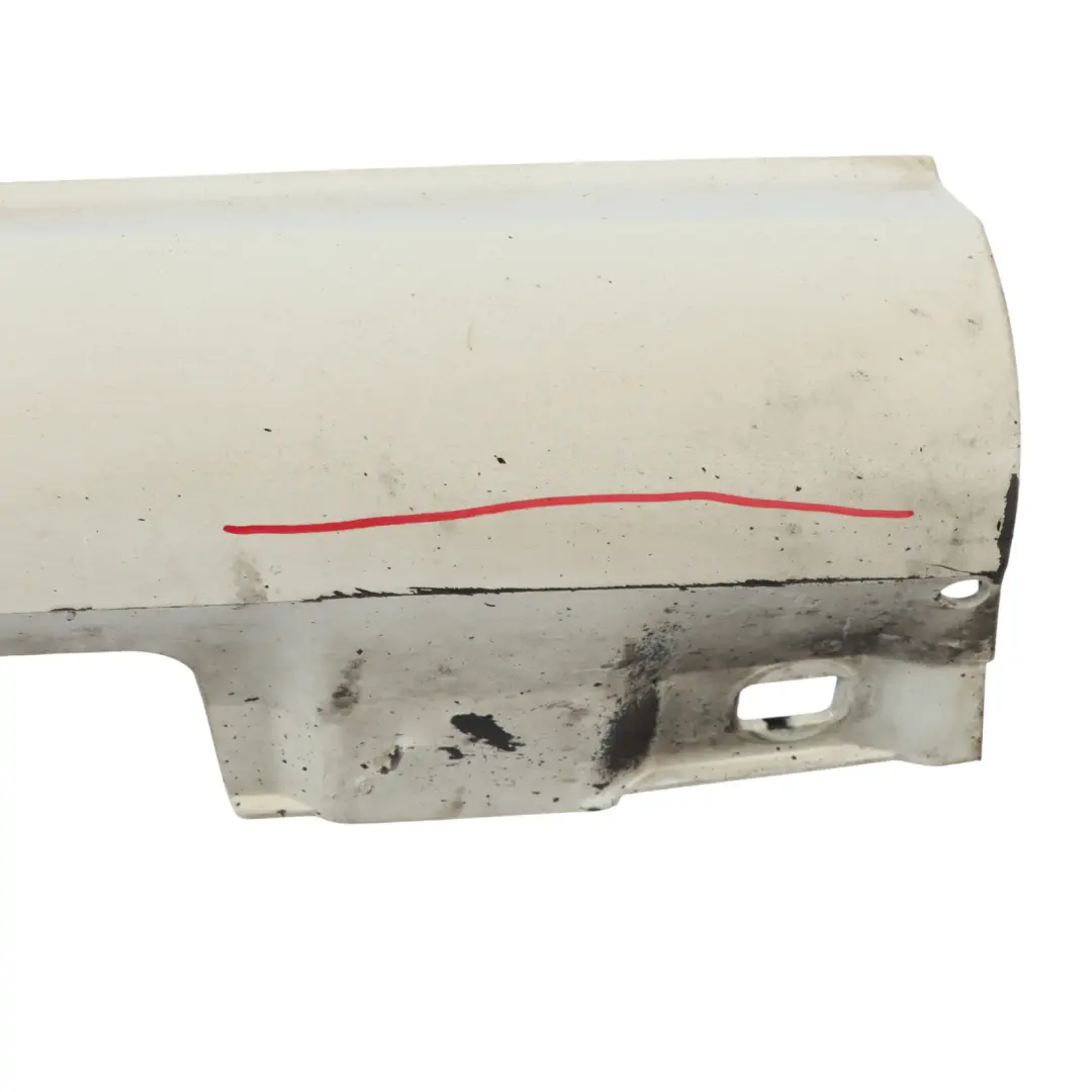 Side Skirt Mercedes C204 AMG Door Sill Cover Right O/S Calcite White - 650 to with Part number A2046982654 Side Skirt Mercedes C204 AMG Door Sill Cover Right O/S Calcite White - 650 - SKU A2046982654-CW - Part number A2046982654