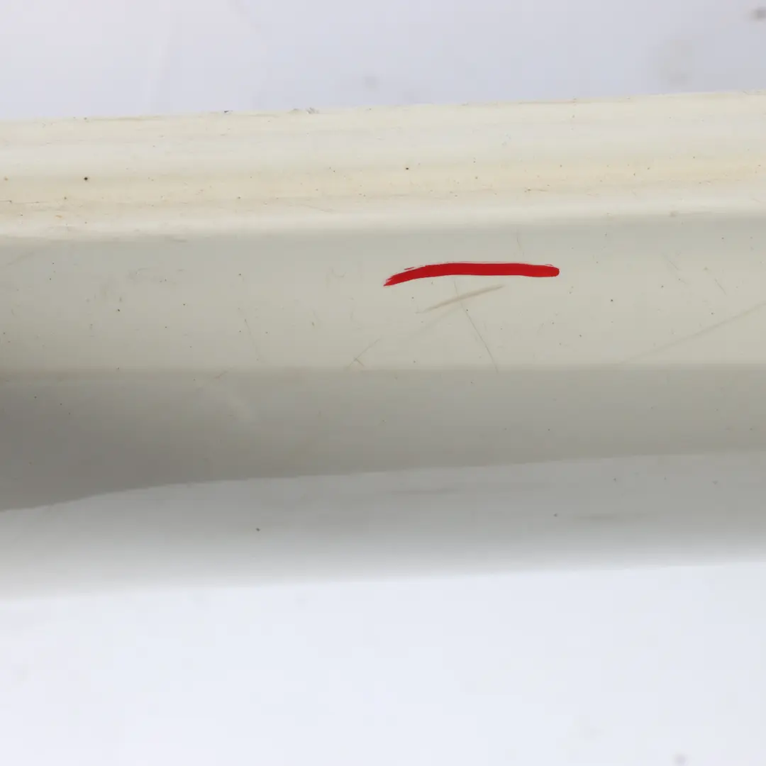  Side Skirt Mercedes C204 AMG Door Sill Cover Right O/S Calcite White - 650 - SKU A2046982654-CW - Part number A2046982654