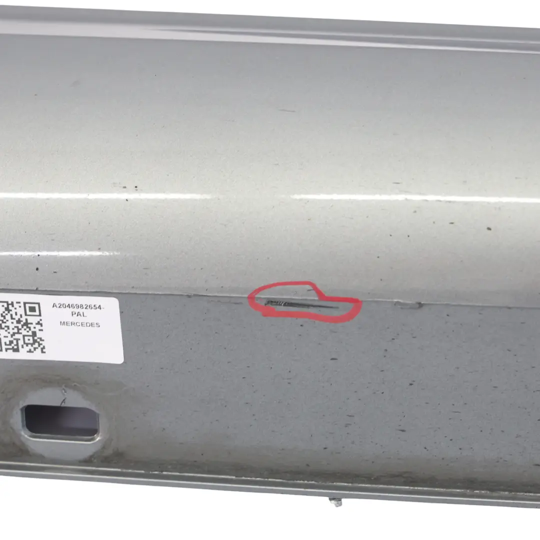  Próg Prawy Mercedes C204 AMG Listwa Progowa Palladium Silver Srebrny - 792 - SKU A2046982654-PAL - Numer Części A2046982654