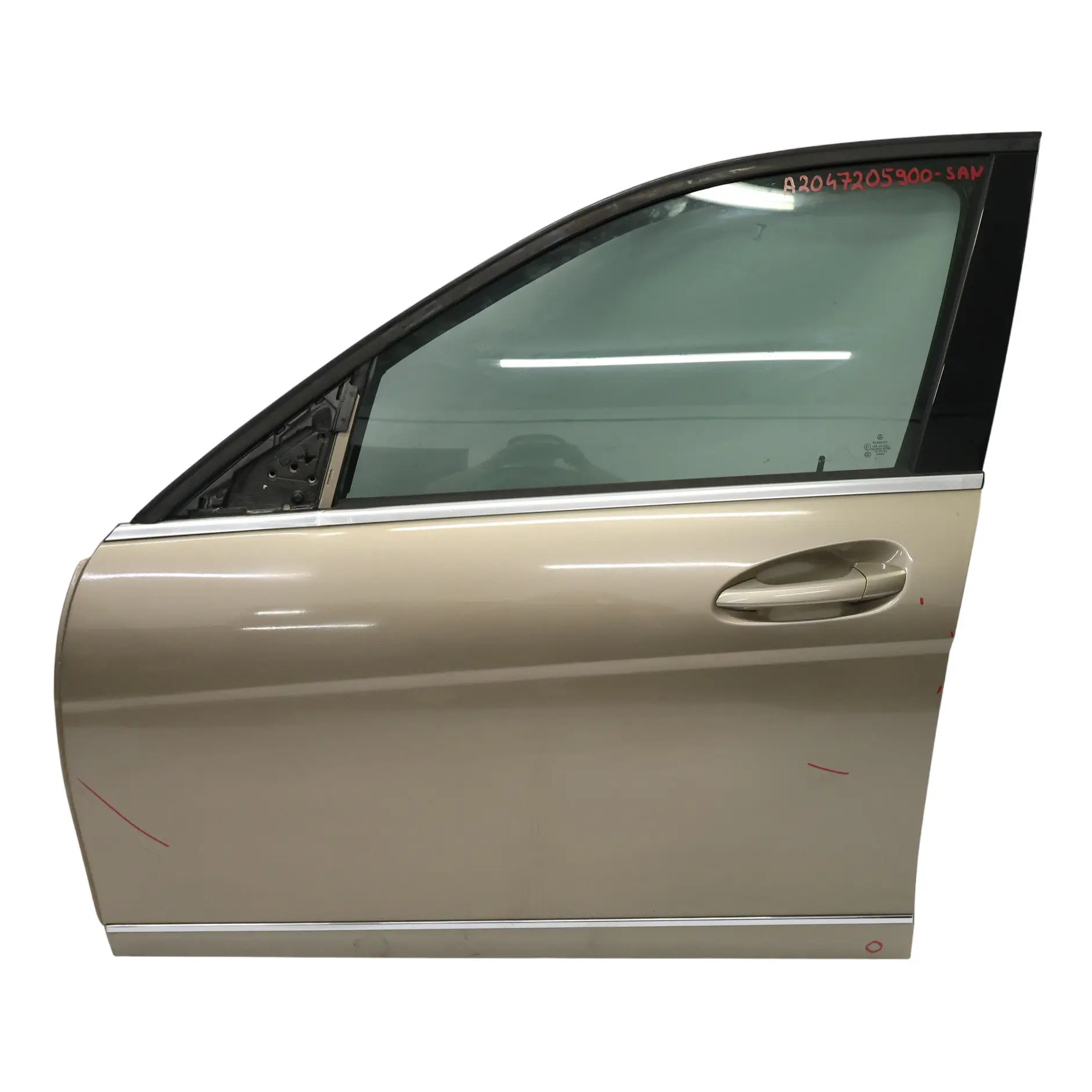 Mercedes W204 Puerta Delantera Izquierda Sanidine Beige Metallic - 798