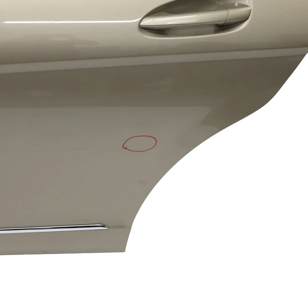 Door Rear Left N/S Saloon Sanidine Beige Metallic - 798 to Mercedes W204 with Part number A2047302100 Mercedes W204 Door Rear Left N/S Saloon Sanidine Beige Metallic - 798 - SKU A2047302100-SAN - Part number A2047302100