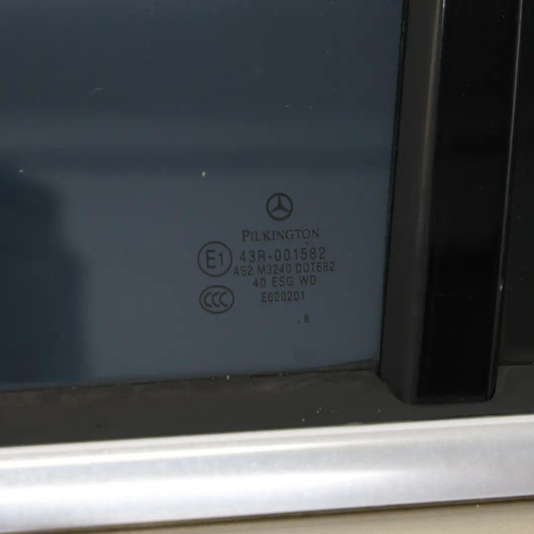 Mercedes W204 Door Rear Left N/S Saloon Sanidine Beige Metallic - 798 - SKU A2047302100-SAN - Part number A2047302100