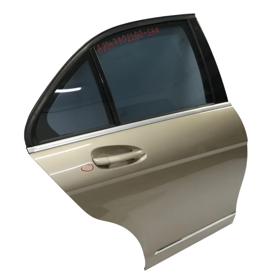 Mercedes W204 Limousine Tür Hinten Rechts Sanidine Beige Metallic - 798 - SKU A2047302200-SAN - Teilenummer A2047302200