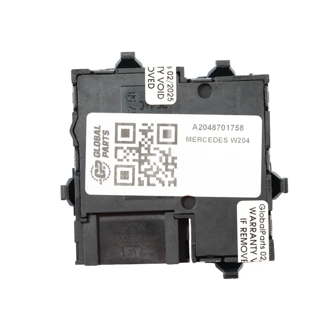 Mercedes W204 Front Seat Regulator Adjustment Switch Right O/S - SKU A2048701758 - Part number A2048701758