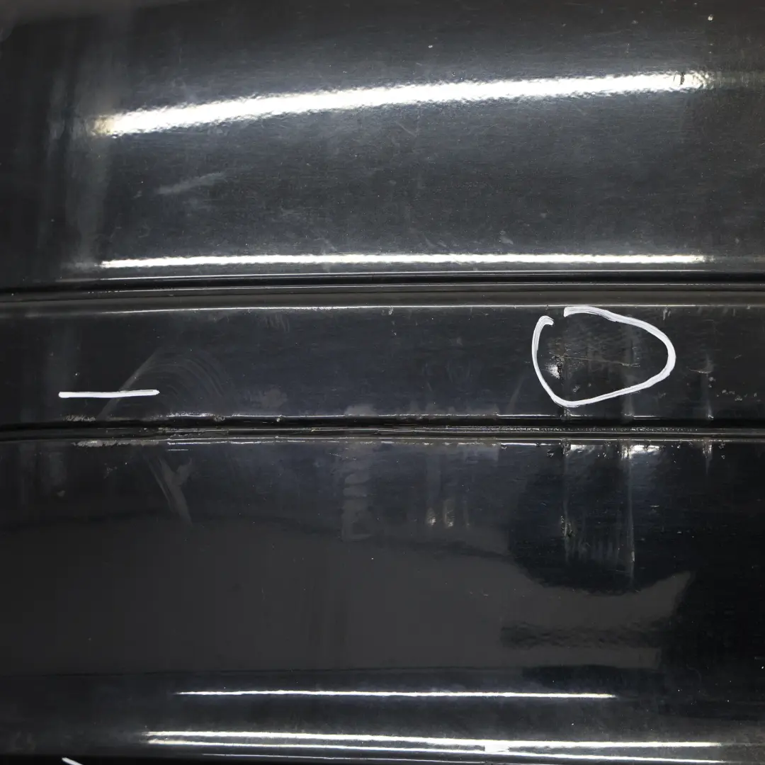 Mercedes W204 Rear Bumper Trim Panel Cover Obsidian Black Metallic - 197 - SKU A2048801240-OB1 - Part number A2048801240