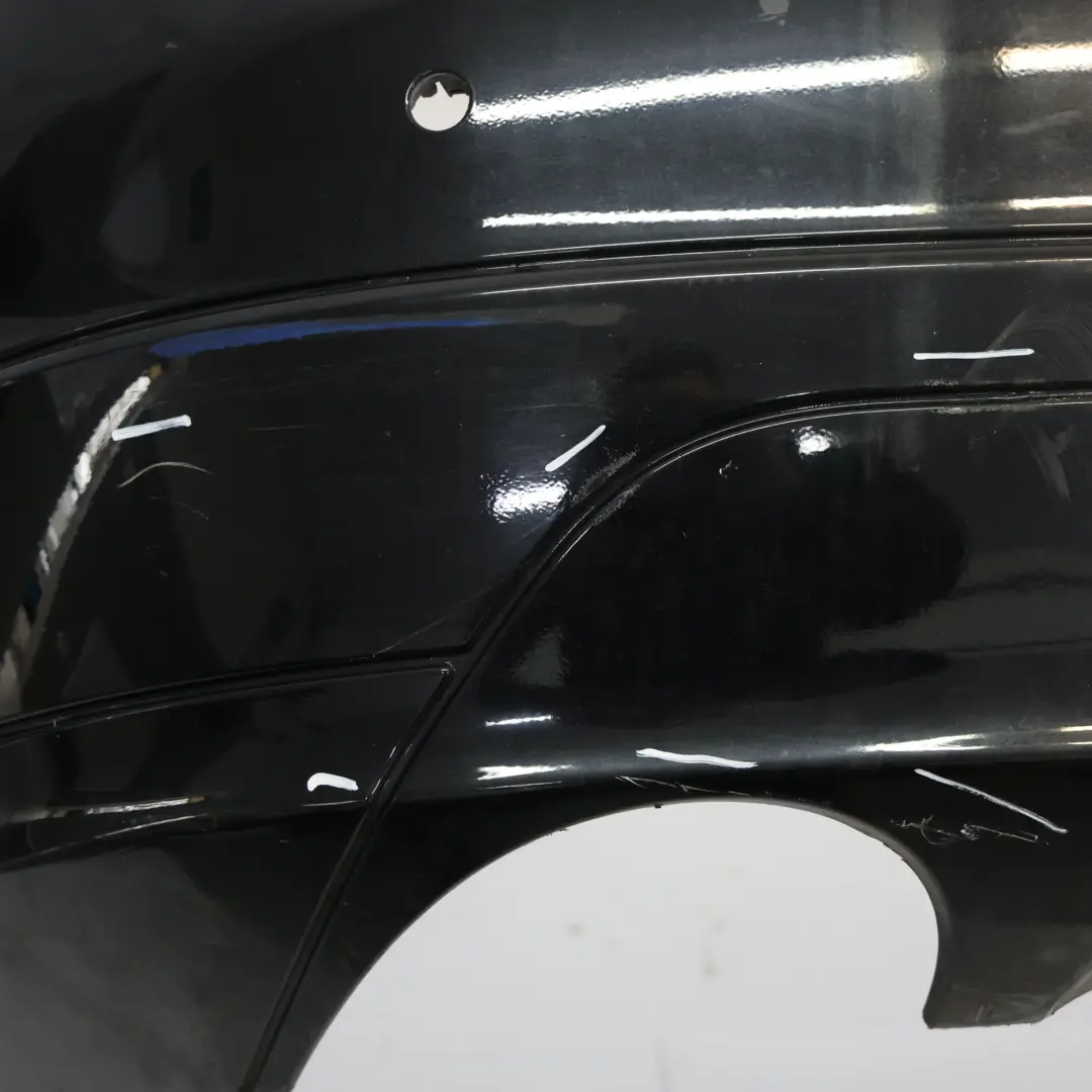 Mercedes W204 Rear Bumper Trim Panel Cover Obsidian Black Metallic - 197 - SKU A2048801240-OB1 - Part number A2048801240