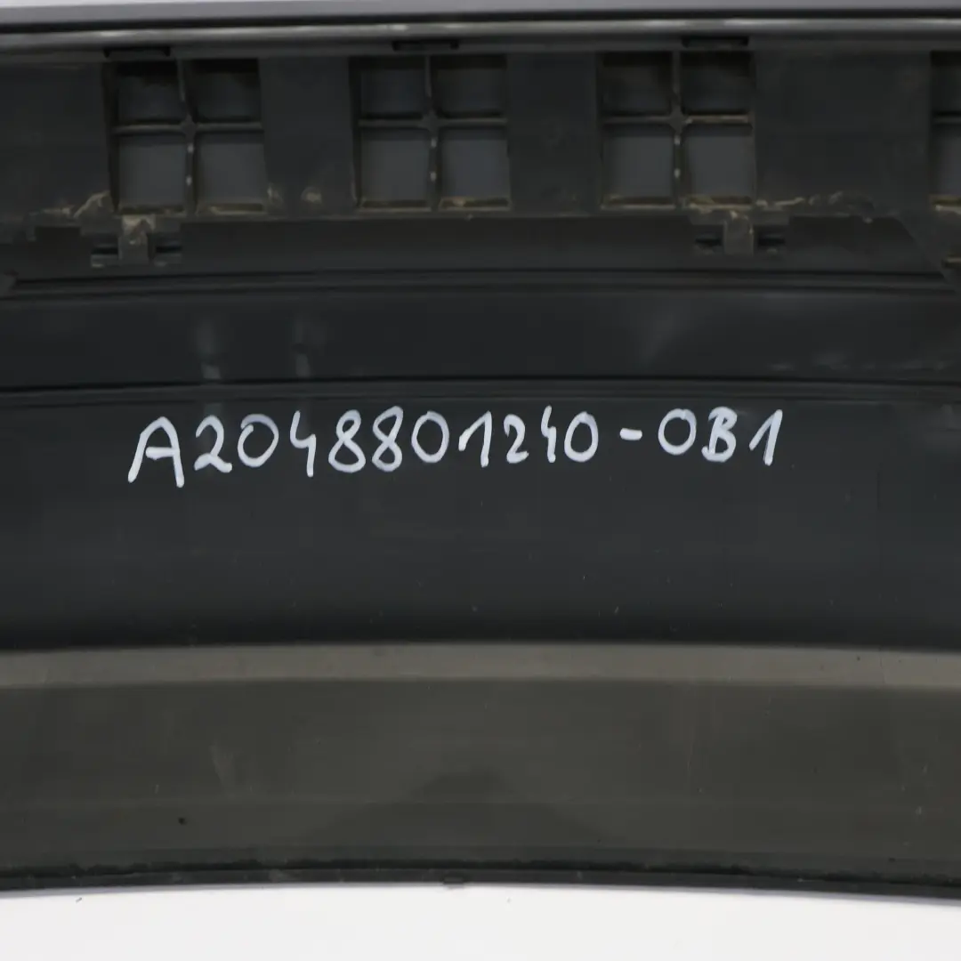 Mercedes W204 Rear Bumper Trim Panel Cover Obsidian Black Metallic - 197 - SKU A2048801240-OB1 - Part number A2048801240