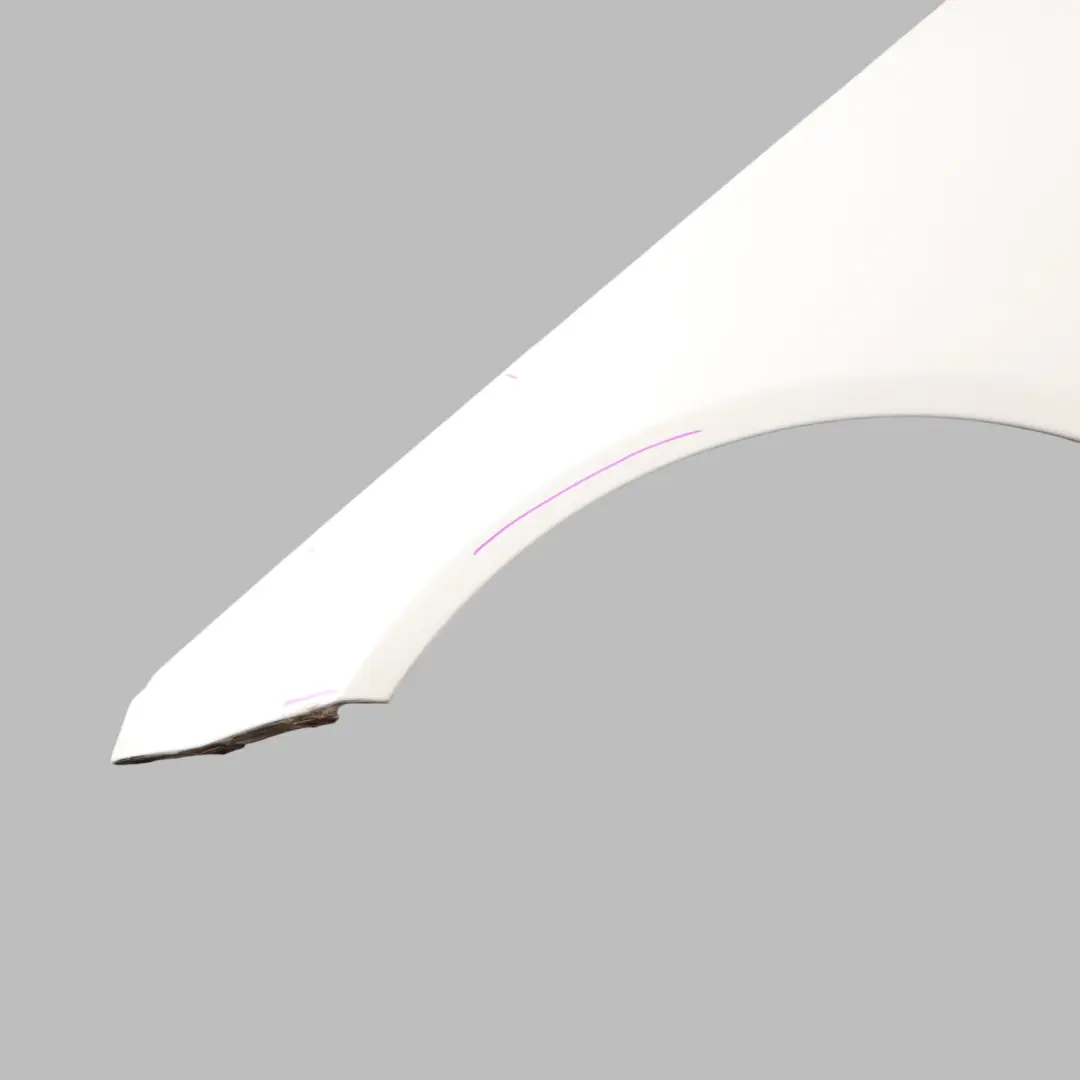  Side Panel Mercedes W204 Wing Fender Front Left N/S Calcite White - 650 - SKU A2048801318-CW - Part number A2048801318