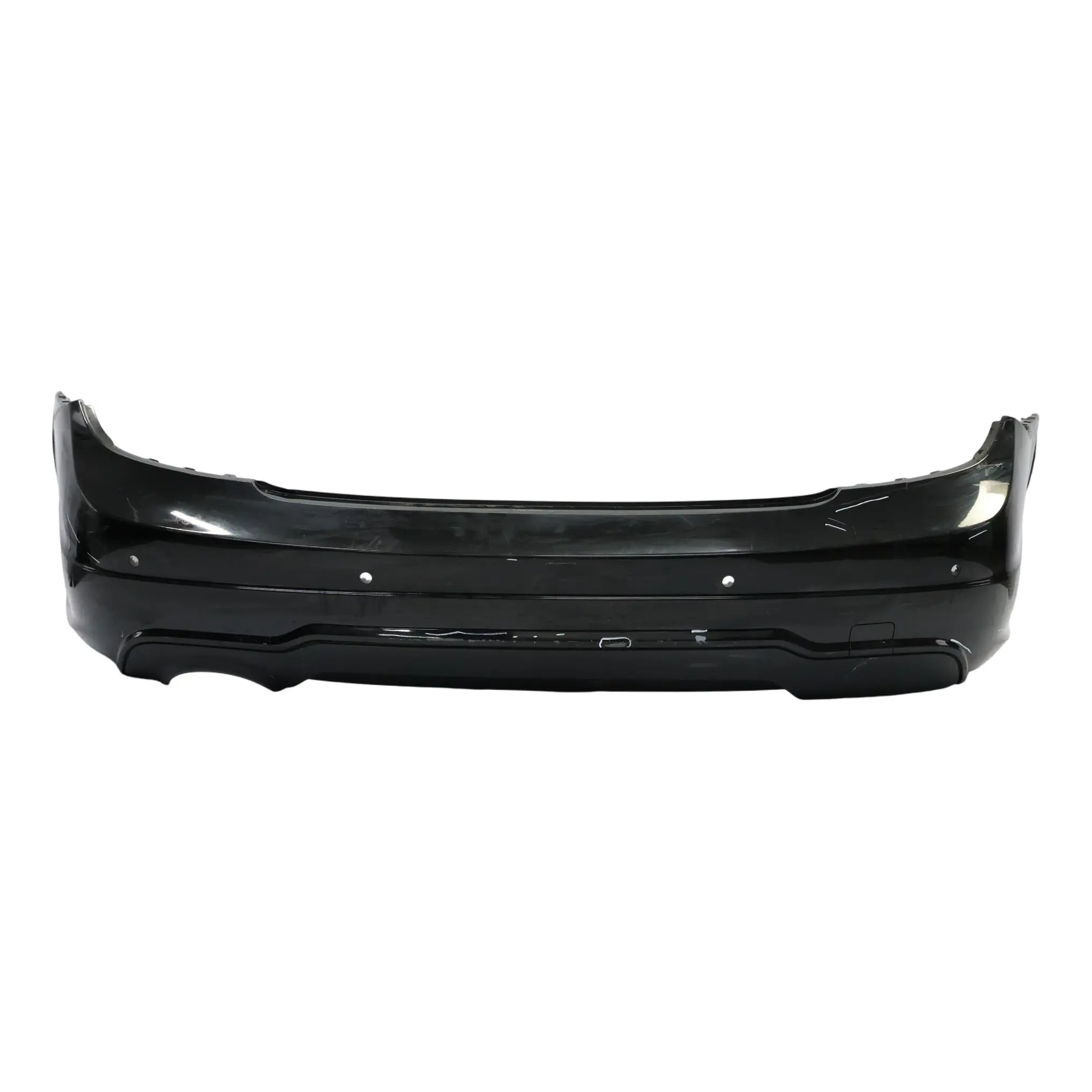 Zderzak Tylny Mercedes W204 AMG Osłona Tylna Schwarz Black Czarny - 040