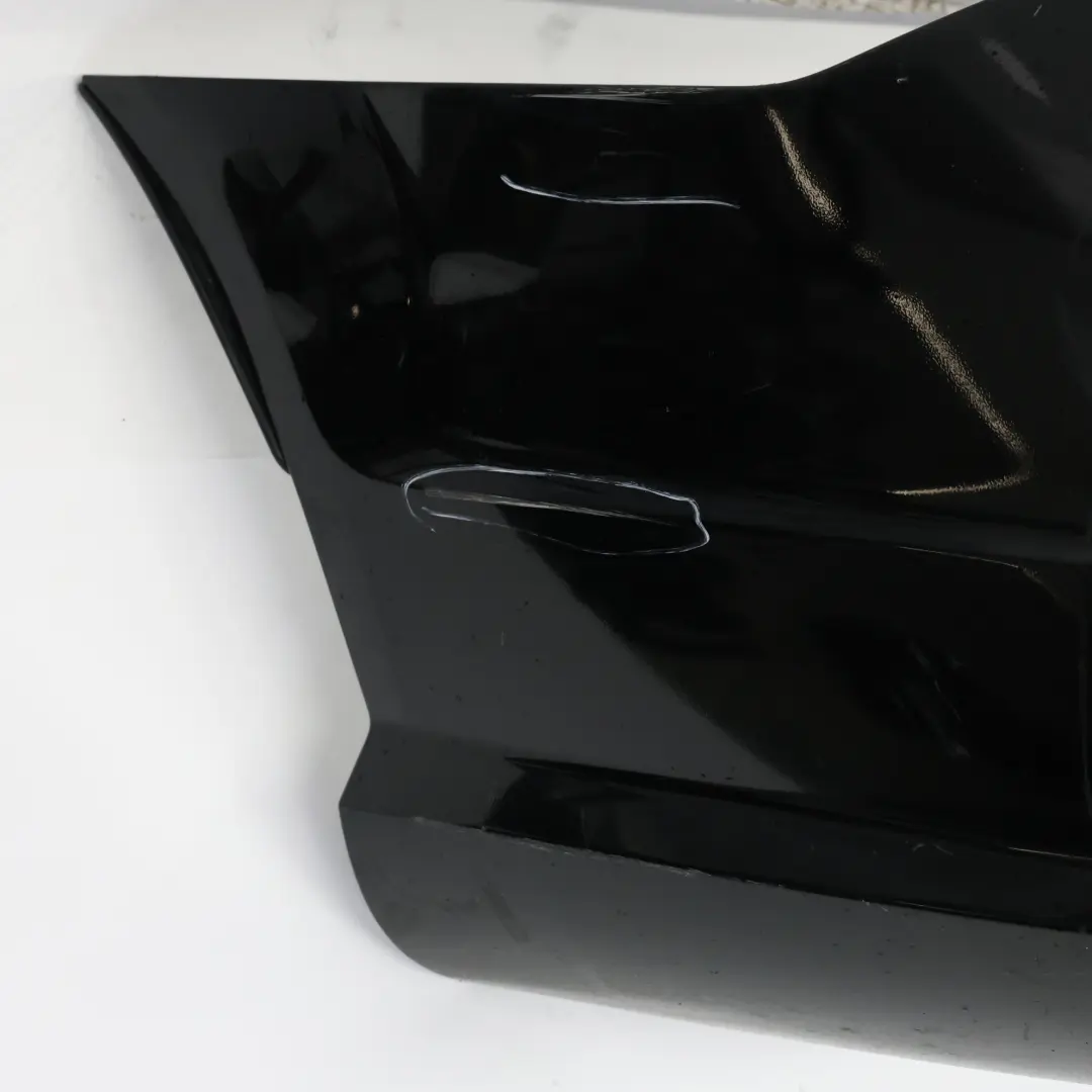 Bumper Mercedes W204 AMG Trim Panel Cover Schwarz Black - 040 to Rear with Part number A2048809347 Rear Bumper Mercedes W204 AMG Trim Panel Cover Schwarz Black - 040 - SKU A2048809347-BLA - Part number A2048809347