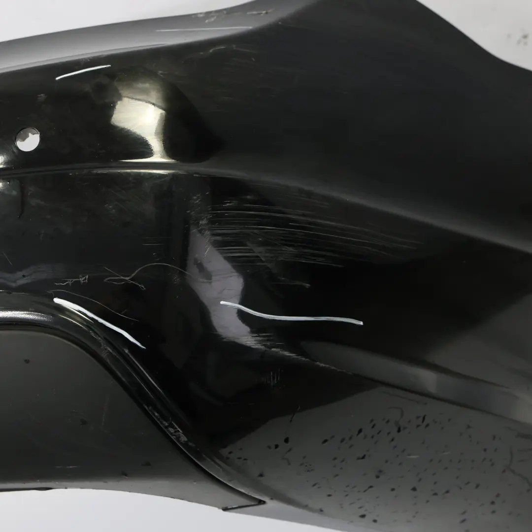 Rear Bumper Mercedes W204 AMG Trim Panel Cover Schwarz Black - 040 - SKU A2048809347-BLA - Part number A2048809347