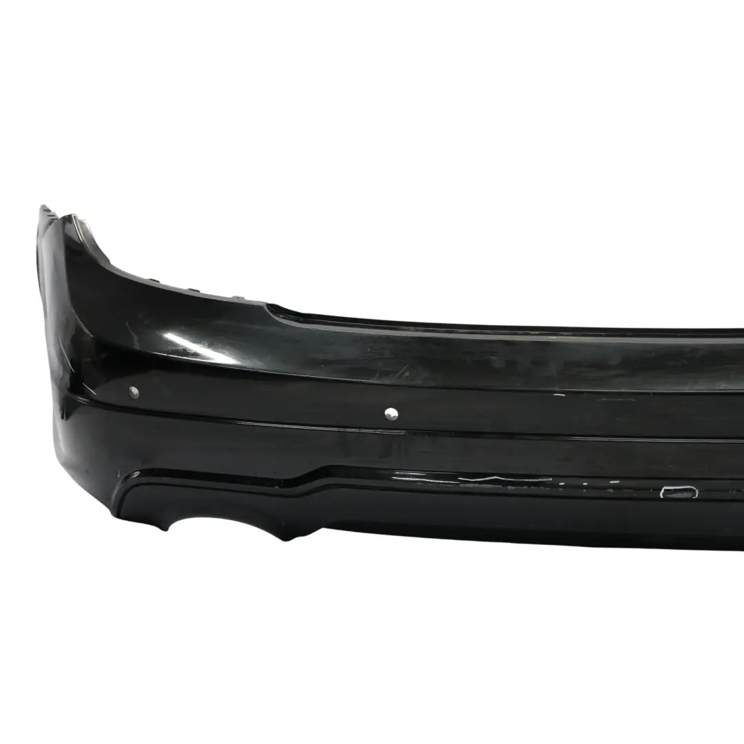 Rear Bumper Mercedes W204 AMG Trim Panel Cover Schwarz Black - 040 - SKU A2048809347-BLA - Part number A2048809347