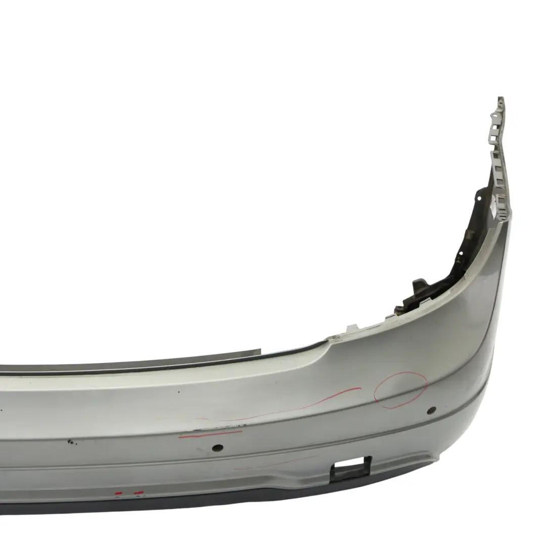 Mercedes W204 Rear Bumper AMG Trim Panel Covering Palladium Silver Metallic 792 - SKU A2048809347-PAL - Part number A2048809347