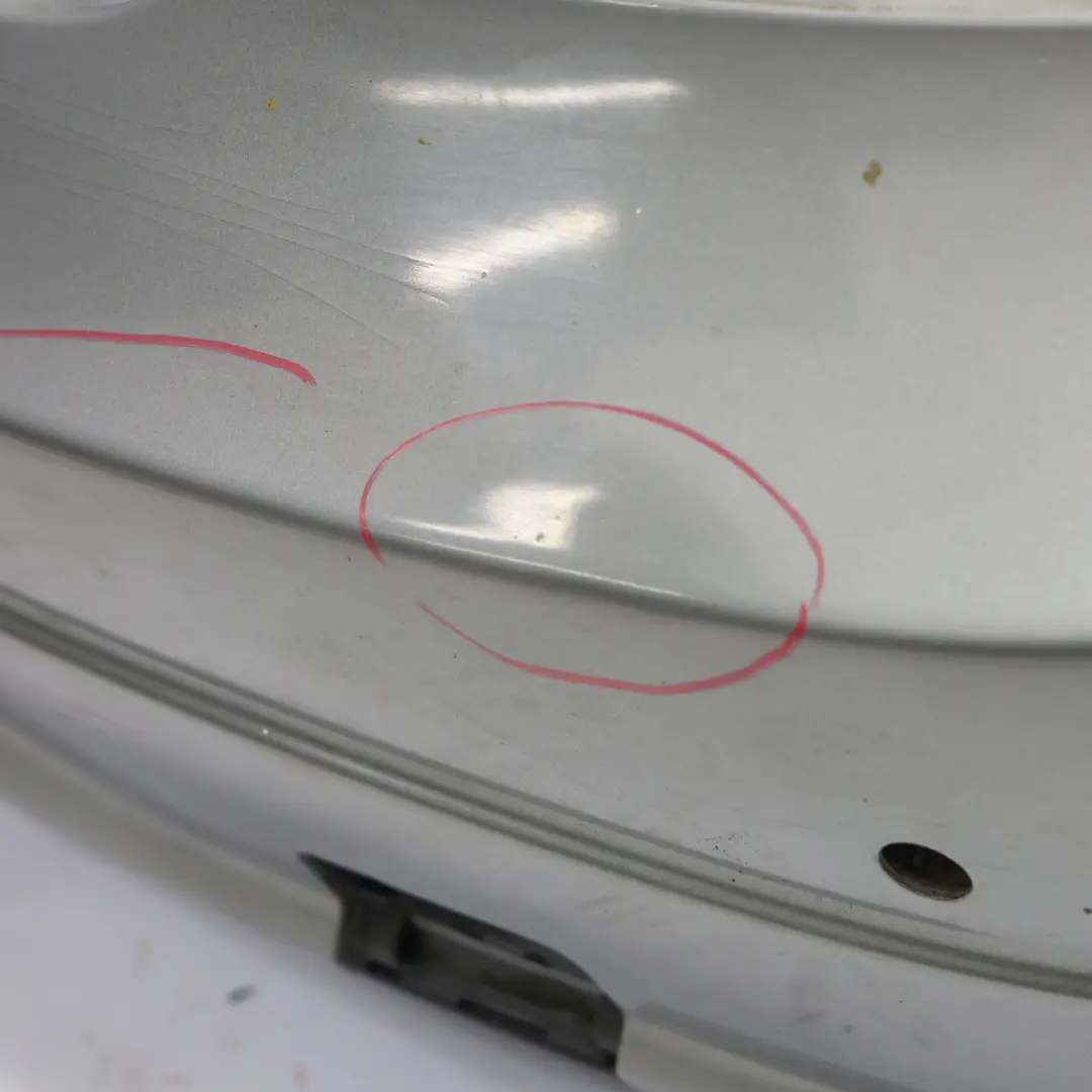 Bumper AMG Trim Panel Covering Palladium Silver Metallic 792 to Mercedes W204 Rear with Part number A2048809347 Mercedes W204 Rear Bumper AMG Trim Panel Covering Palladium Silver Metallic 792 - SKU A2048809347-PAL - Part number A2048809347