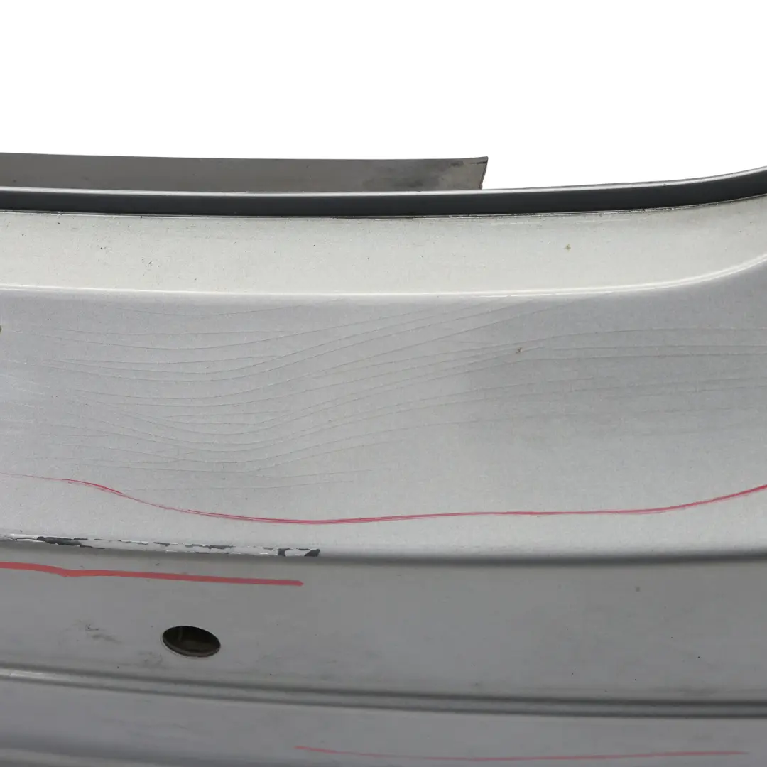 Bumper AMG Trim Panel Covering Palladium Silver Metallic 792 to Mercedes W204 Rear with Part number A2048809347 Mercedes W204 Rear Bumper AMG Trim Panel Covering Palladium Silver Metallic 792 - SKU A2048809347-PAL - Part number A2048809347