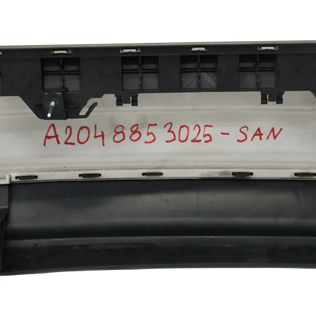 Bumper Trim Panel Sanidine Beige Metallic - 798 to Mercedes W204 Rear with Part number A2048853025 Mercedes W204 Rear Bumper Trim Panel Sanidine Beige Metallic - 798 - SKU A2048853025-SAN - Part number A2048853025