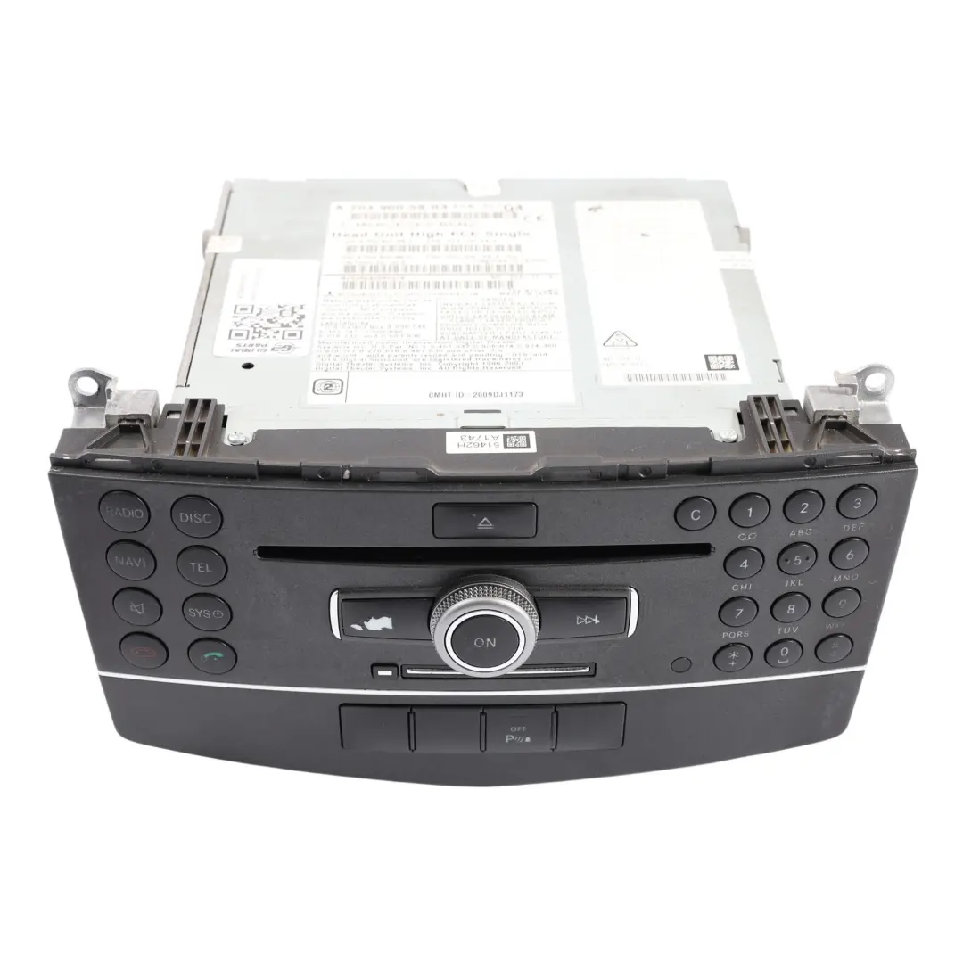 Mercedes W204 Navigation CD Player COMAND Radio Sat Nav Head Unit - SKU A2049005903-1 - Part number A2049005903