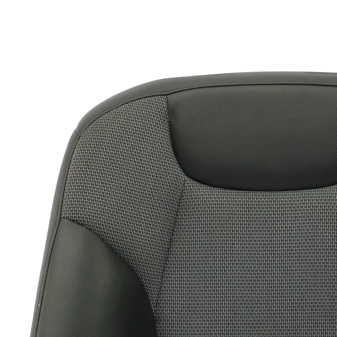Mercedes W204 Seat Backrest Cover Front Left N/S Heated Cloth Leather Black - SKU A2049102347-6 - Part number A2049102347