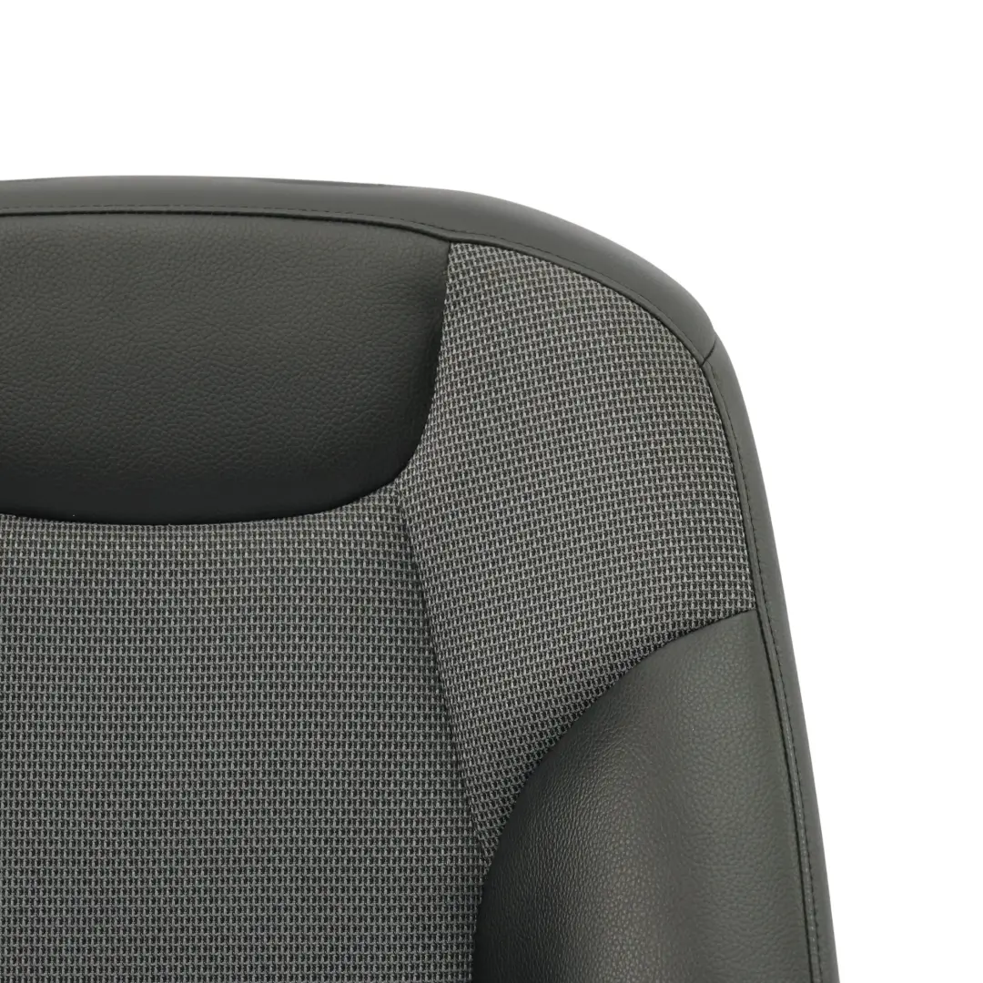 Mercedes W204 Seat Backrest Cover Front Left N/S Heated Cloth Leather Black - SKU A2049102347-6 - Part number A2049102347