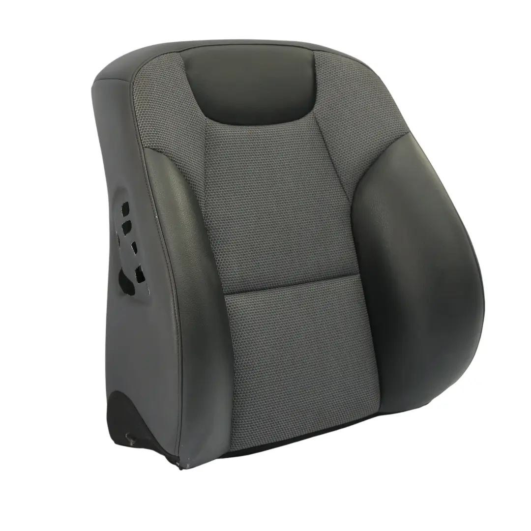 Mercedes W204 Seat Backrest Cover Front Left N/S Heated Cloth Leather Black - SKU A2049102347-6 - Part number A2049102347