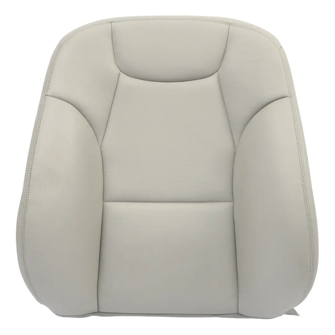Mercedes W204 Vordersitz Lehne Links Sport Sitz Bezug Grau Leder - SKU A2049104547-10 - Teilenummer A2049104547