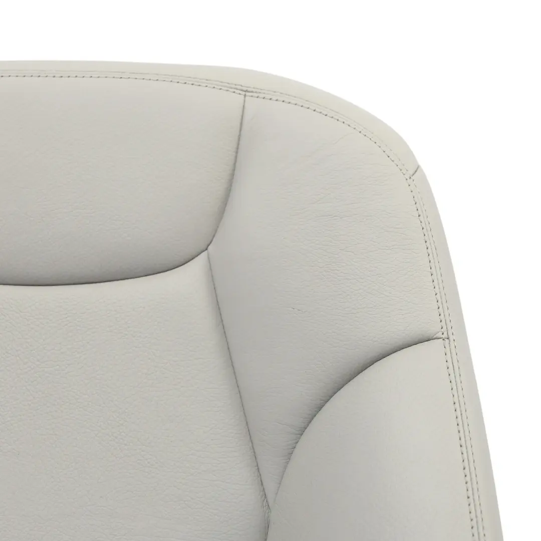 Mercedes W204 Vordersitz Lehne Links Sport Sitz Bezug Grau Leder - SKU A2049104547-10 - Teilenummer A2049104547