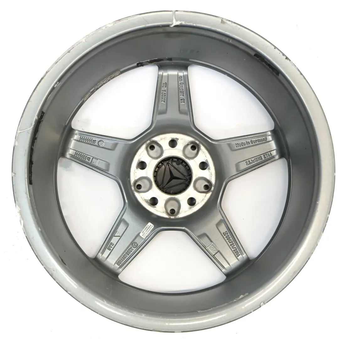 Mercedes W205 Himalaya Grey AMG Alloy Wheel Rim 5 Spoke 18" 7,5J - SKU A2054011100-1 - Part number A2054011100