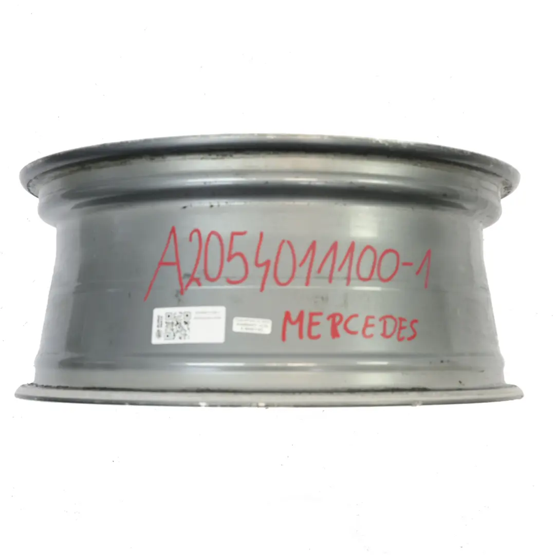 Mercedes W205 Himalaya Grey AMG Alloy Wheel Rim 5 Spoke 18" 7,5J - SKU A2054011100-1 - Part number A2054011100