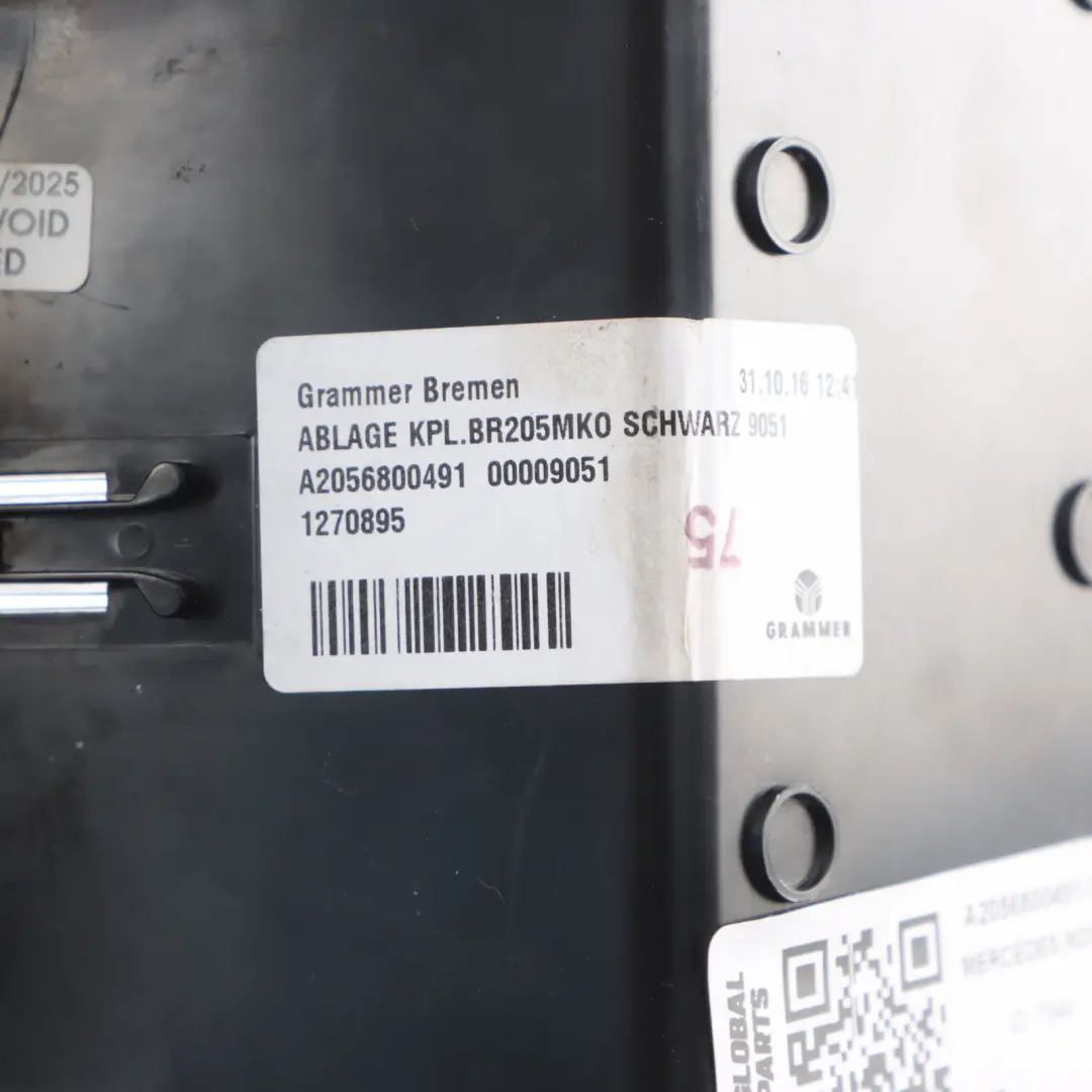 Centre Console Air Vent Storage Trim to Mercedes W205 X253 Rear with Part number A2056800491 Mercedes W205 X253 Rear Centre Console Air Vent Storage Trim - SKU A2056800491-3 - Part number A2056800491