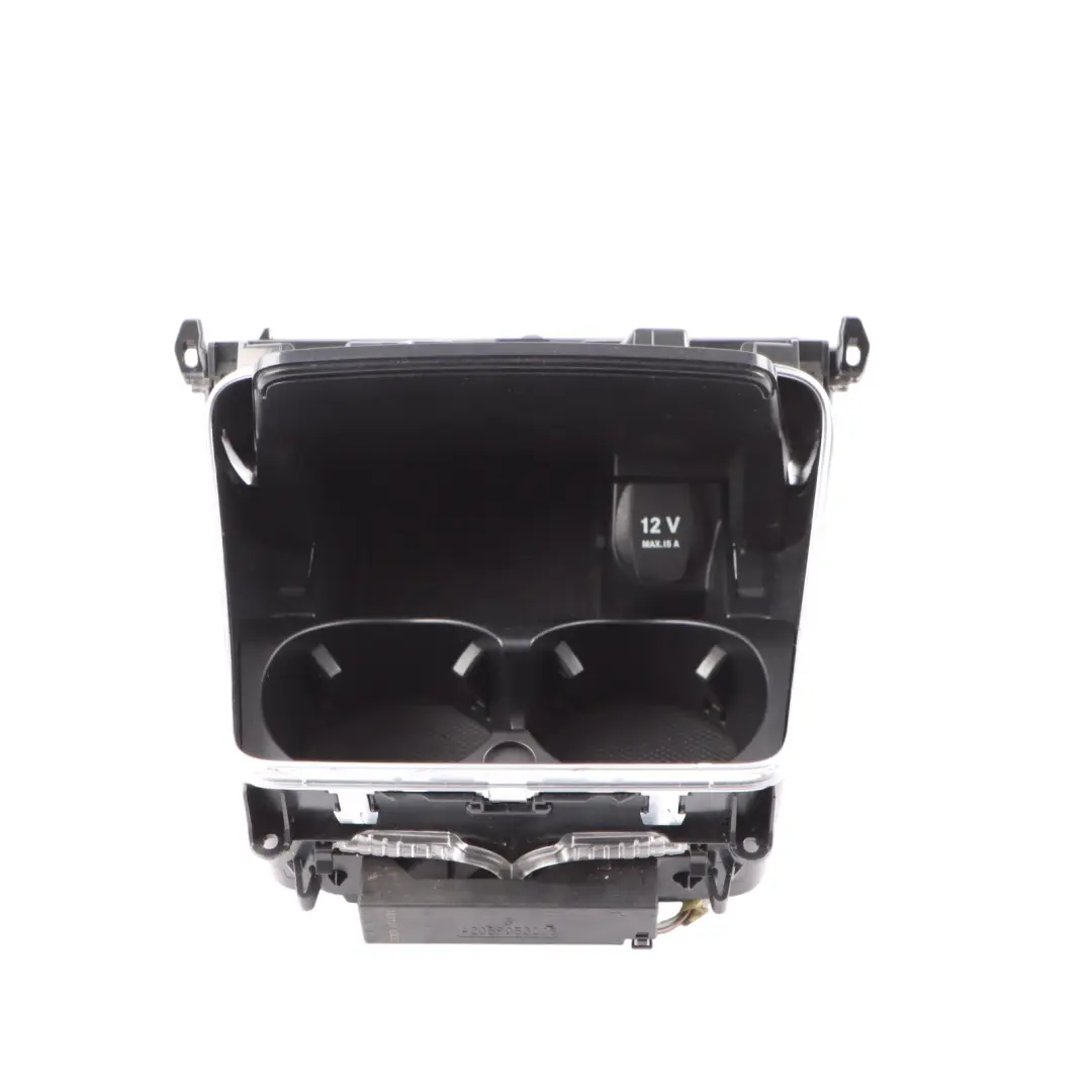 Consola Central Cenicero Bandeja Almacenamiento Embellecedor Negro para Mercedes X253 con número de pieza A2056801005 Mercedes X253 Consola Central Cenicero Bandeja Almacenamiento Embellecedor Negro - SKU A2056801005-2 - Número de pieza A2056801005