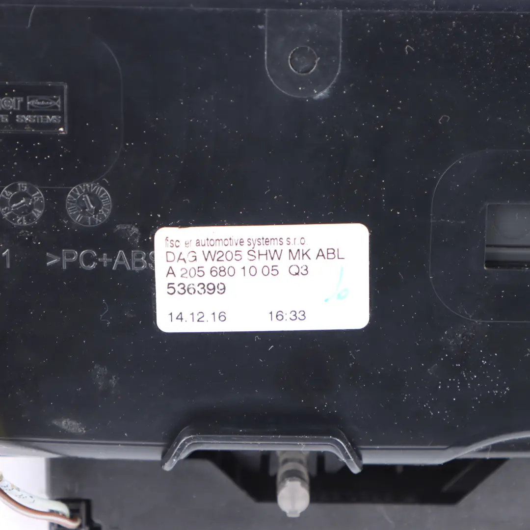Mercedes X253 Console centrale Cendrier avant Plateau rangement Noir - SKU A2056801005-2 - Numéro de pièce A2056801005