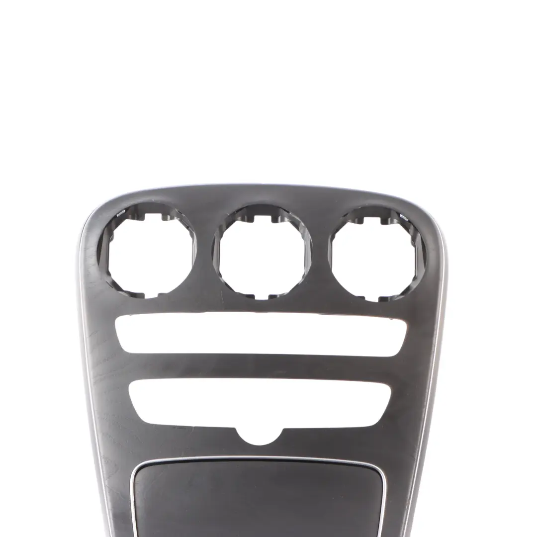 Mercedes W205 Centre Console Panel Trim Cover Black Ash Wood - SKU A2056809504 - Part number A2056809504