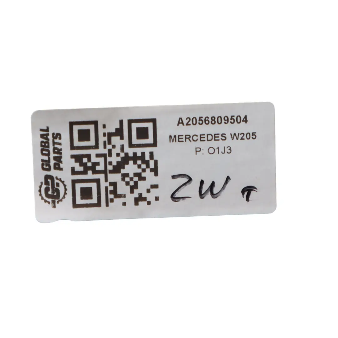  Embellecedor panel consola central Mercedes W205 Madera fresno negro - SKU A2056809504 - Número de pieza A2056809504