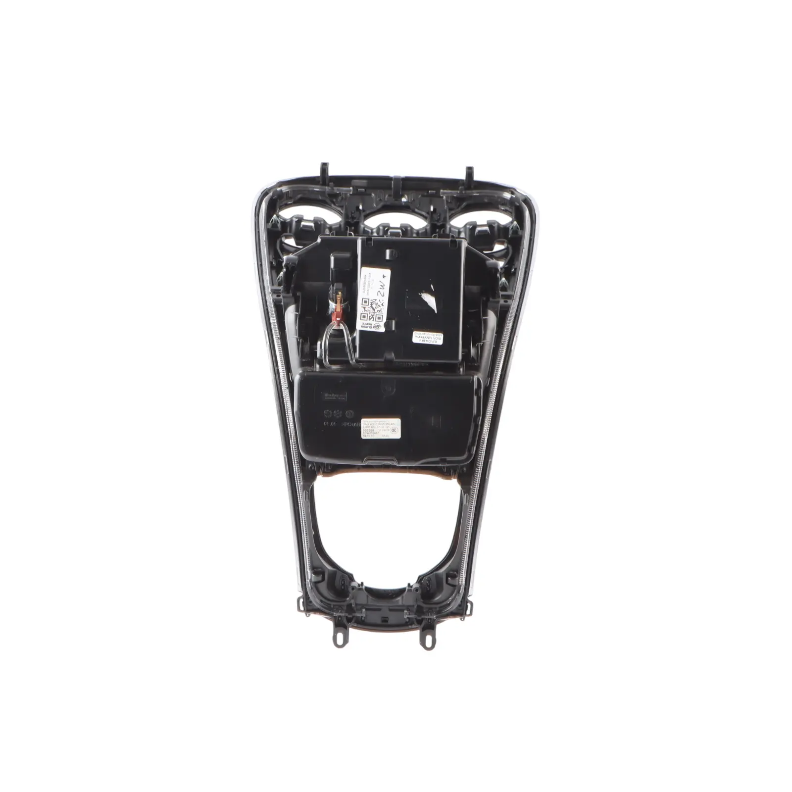 Mercedes W205 Mittelkonsole Verkleidung Abdeckung schwarz Esche Holz A2056809504