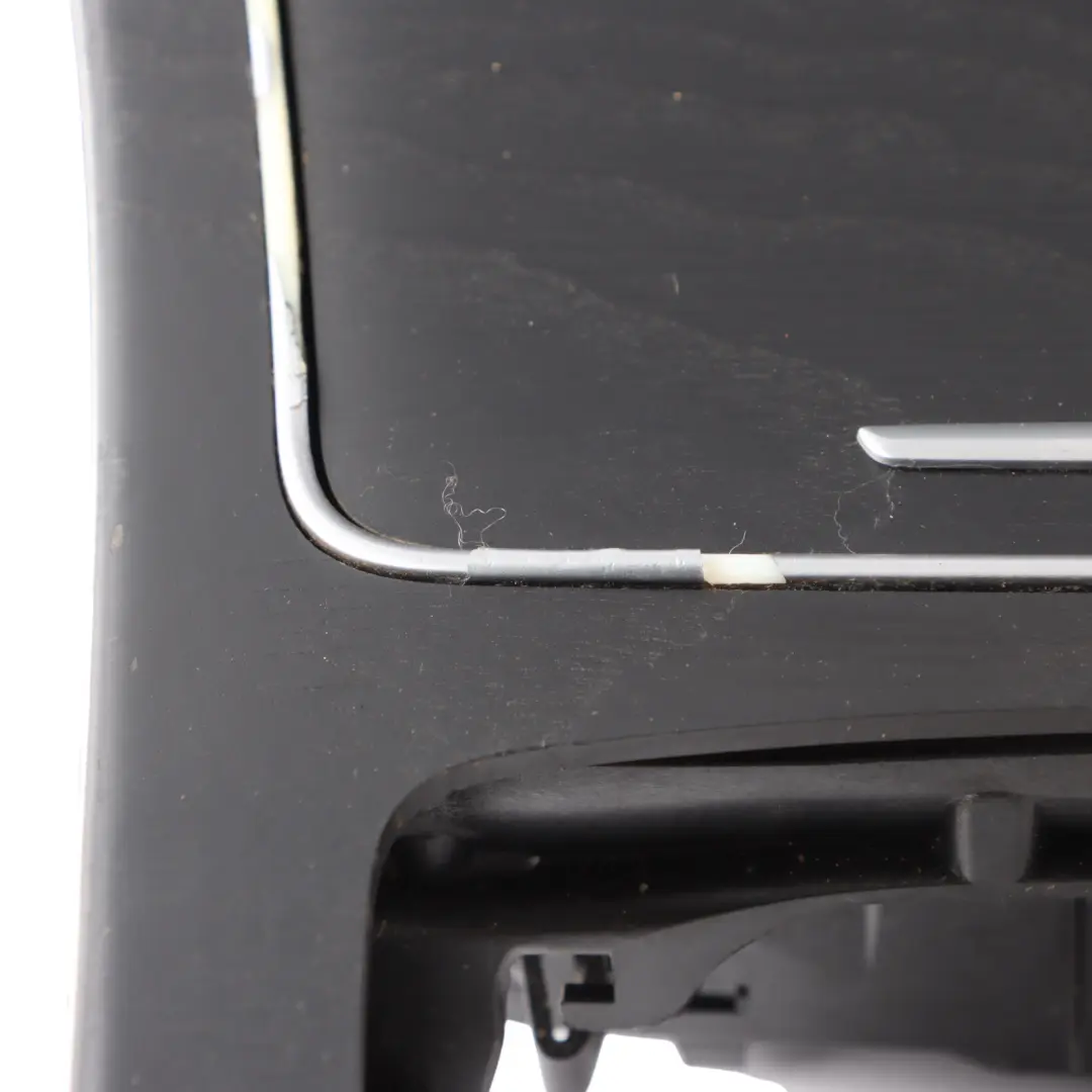 Mercedes W205 Centre Console Panel Trim Cover Black Ash Wood - SKU A2056809504 - Part number A2056809504