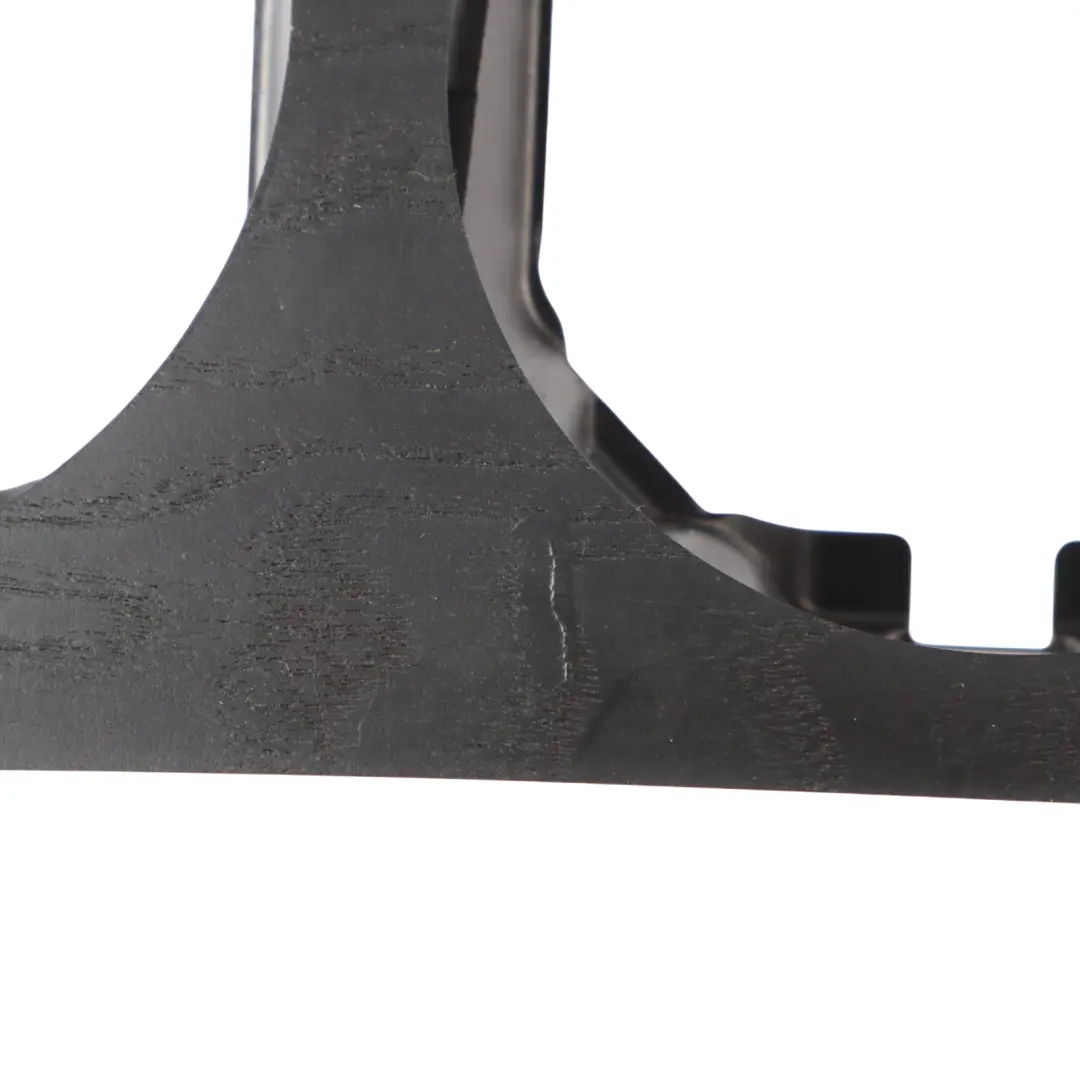Mercedes W205 Centre Console Panel Trim Cover Black Ash Wood - SKU A2056809504 - Part number A2056809504