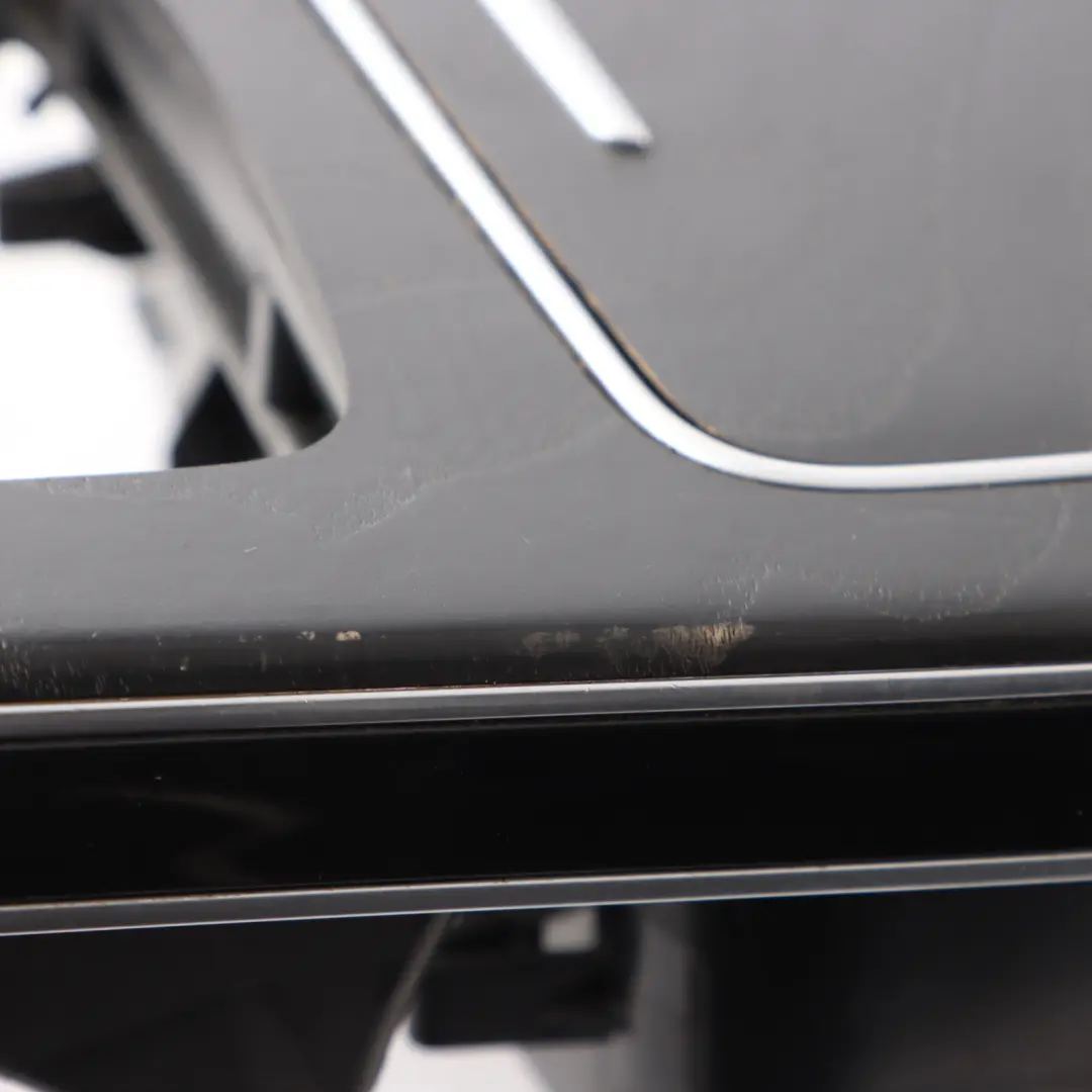 Mercedes W205 Centre Console Panel Trim Cover Black Ash Wood - SKU A2056809504 - Part number A2056809504