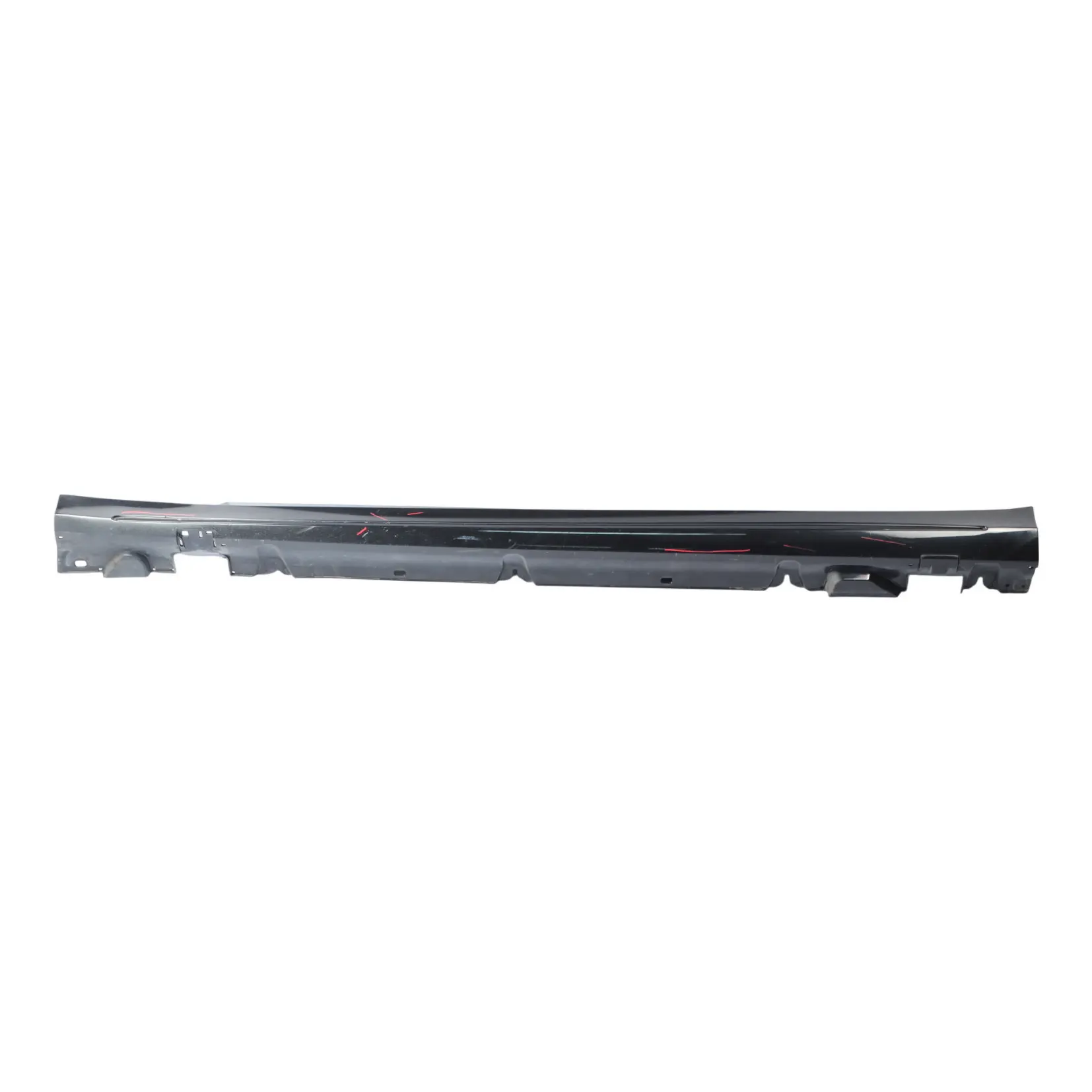 Mercedes W205 Side Skirt Left N/S Door Sill Cover Obsidian Black Metallic - 197