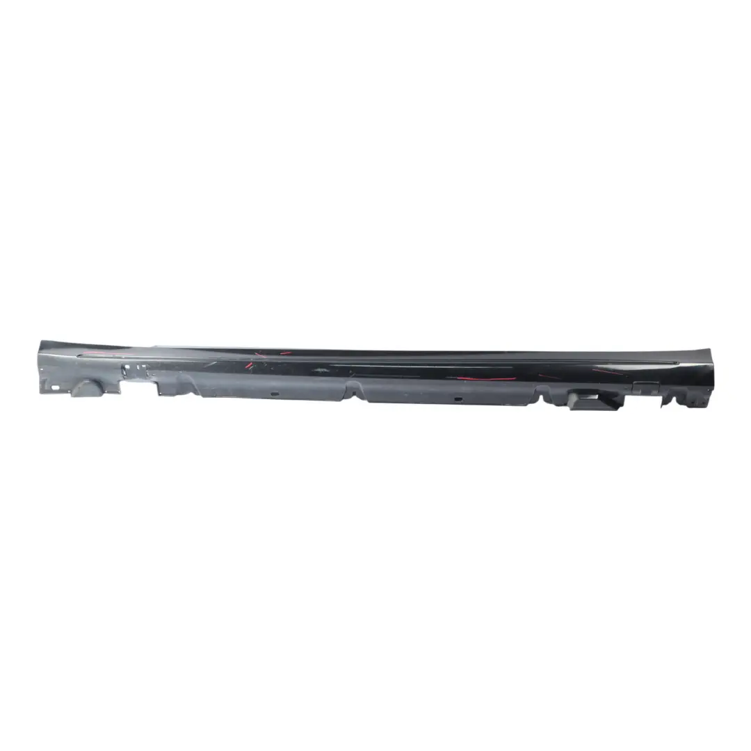 Side Skirt Left N/S Door Sill Cover Obsidian Black Metallic - 197 to Mercedes W205 with Part number A2056981354 Mercedes W205 Side Skirt Left N/S Door Sill Cover Obsidian Black Metallic - 197 - SKU A2056981354-OB - Part number A2056981354