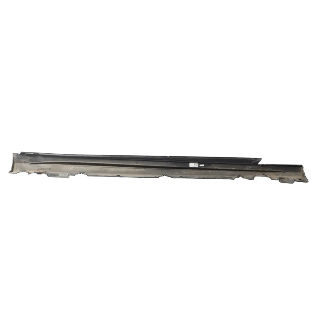 Mercedes W205 Side Skirt Left N/S Door Sill Cover Obsidian Black Metallic - 197 - SKU A2056981354-OB - Part number A2056981354