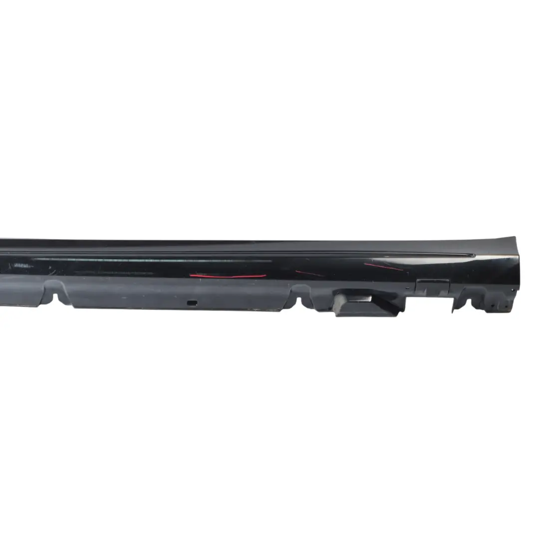 Side Skirt Left N/S Door Sill Cover Obsidian Black Metallic - 197 to Mercedes W205 with Part number A2056981354 Mercedes W205 Side Skirt Left N/S Door Sill Cover Obsidian Black Metallic - 197 - SKU A2056981354-OB - Part number A2056981354