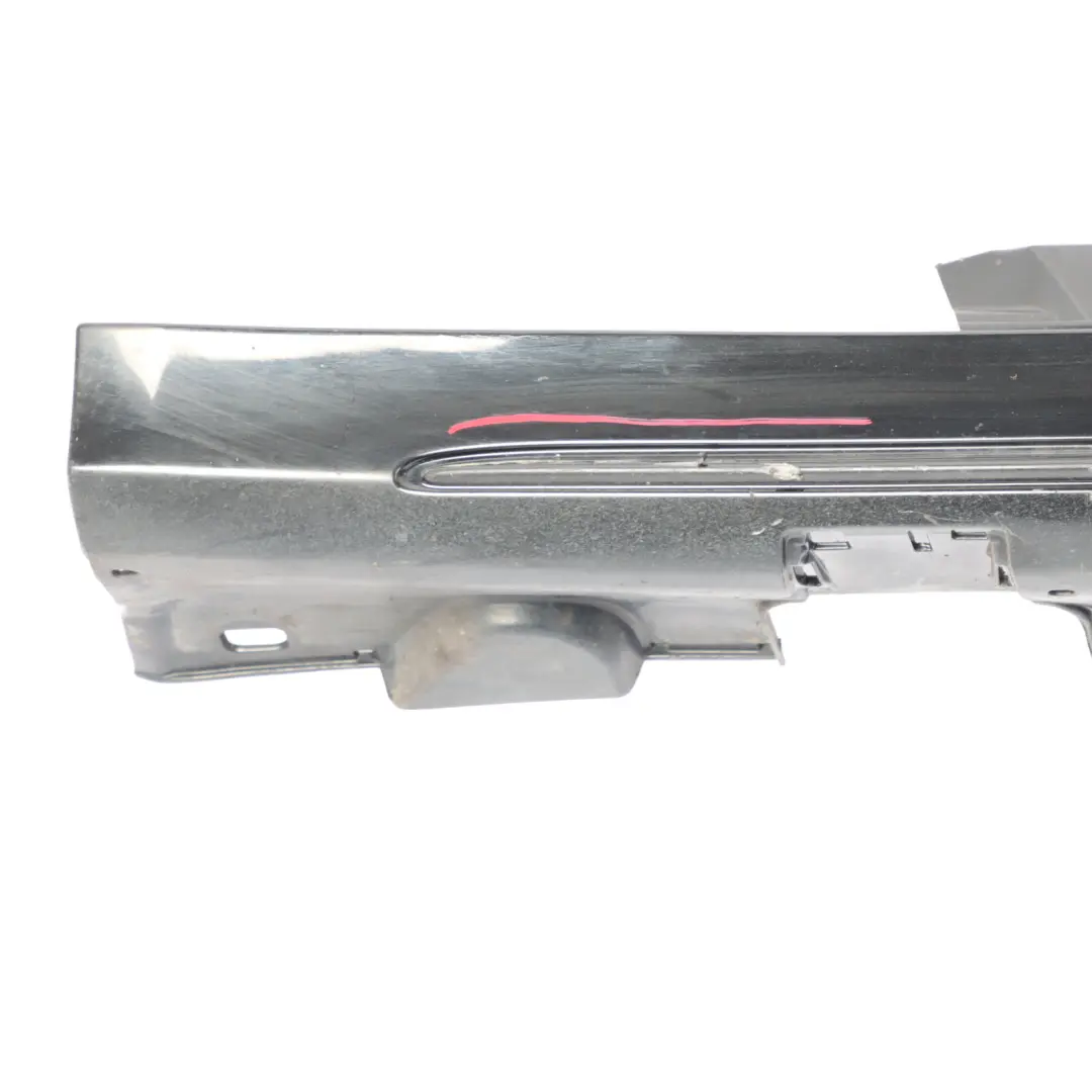 Mercedes W205 Side Skirt Left N/S Door Sill Cover Obsidian Black Metallic - 197 - SKU A2056981354-OB - Part number A2056981354