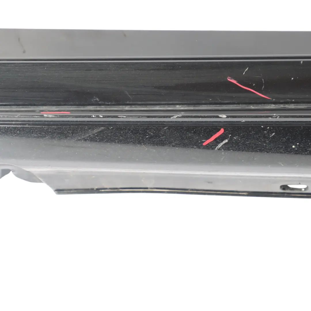 Side Skirt Left N/S Door Sill Cover Obsidian Black Metallic - 197 to Mercedes W205 with Part number A2056981354 Mercedes W205 Side Skirt Left N/S Door Sill Cover Obsidian Black Metallic - 197 - SKU A2056981354-OB - Part number A2056981354