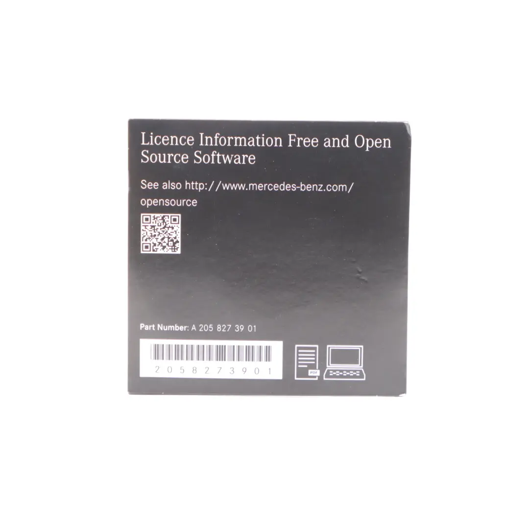 Disc Licence Information Free Open Source Software to Mercedes W205 CD with Part number A2058273901 Mercedes W205 CD Disc Licence Information Free Open Source Software - SKU A2058273901 - Part number A2058273901