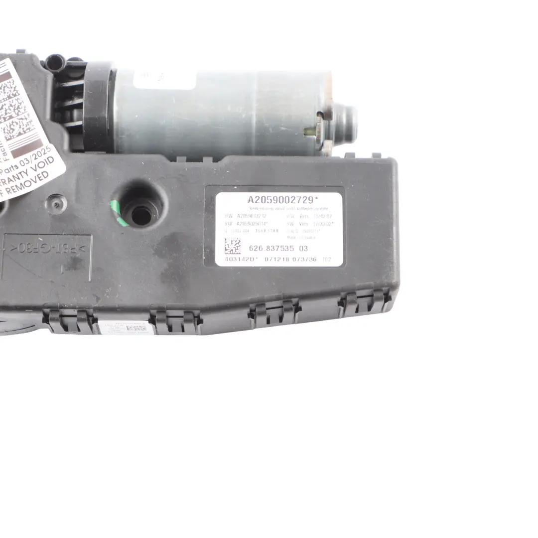 Sunroof Control Unit Motor Sun Roof to Mercedes X253 W205 with Part number A2059002729 Mercedes X253 W205 Sunroof Control Unit Motor Sun Roof - SKU A2059002729 - Part number A2059002729