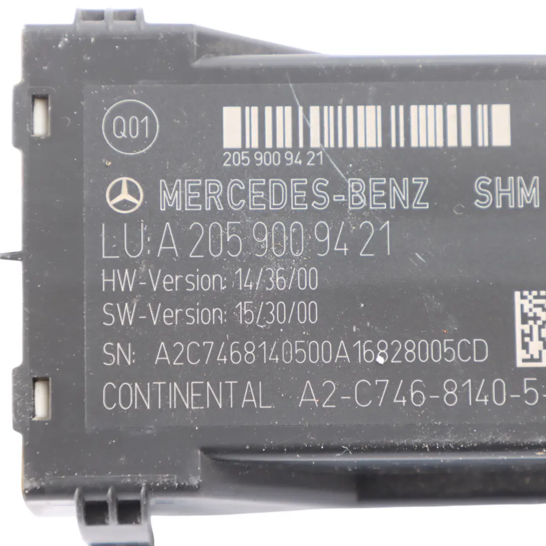 Control Unit Module ECU Front Right O/S to Mercedes GLC X253 Seat with Part number A2059009421 Mercedes GLC X253 Seat Control Unit Module ECU Front Right O/S - SKU A2059009421 - Part number A2059009421