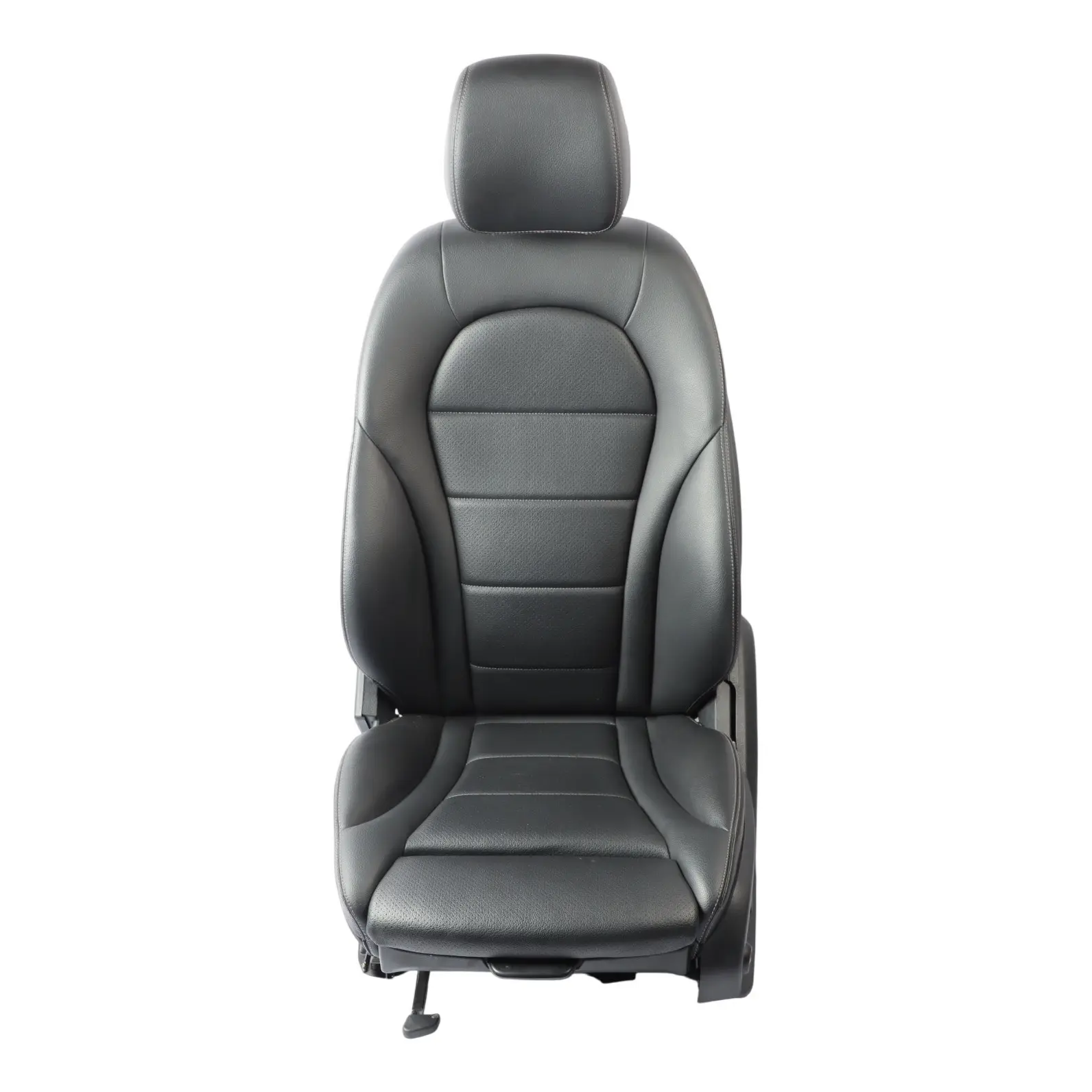 Mercedes GLC X253 Sedile anteriore sinistro pelle nera riscaldato elettrico